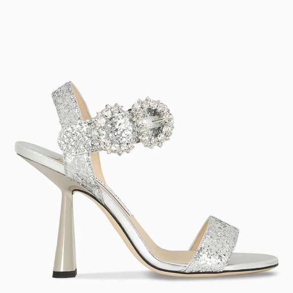 Jimmy Choo Sereno 100mm sandals Size 40 - Picture 1 of 14